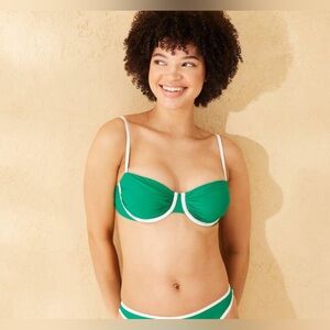 Women's Wild Fable Contrast Binding Underwire Bikini Top L